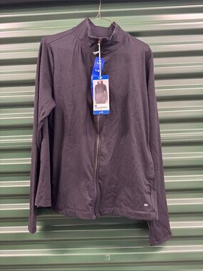 Mondetta Black Lightweight Full-Zip Shirt Jacket